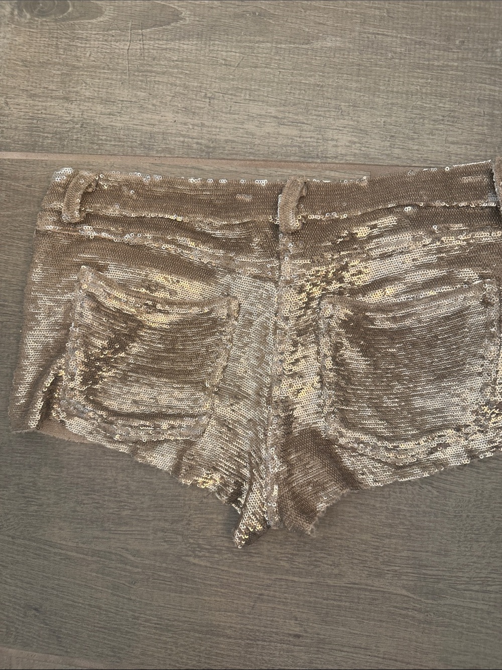 IRO Metallic Sequin Shorts - Gold Sequins 🔥🔥🔥US size 4 - Picture 4 of 13